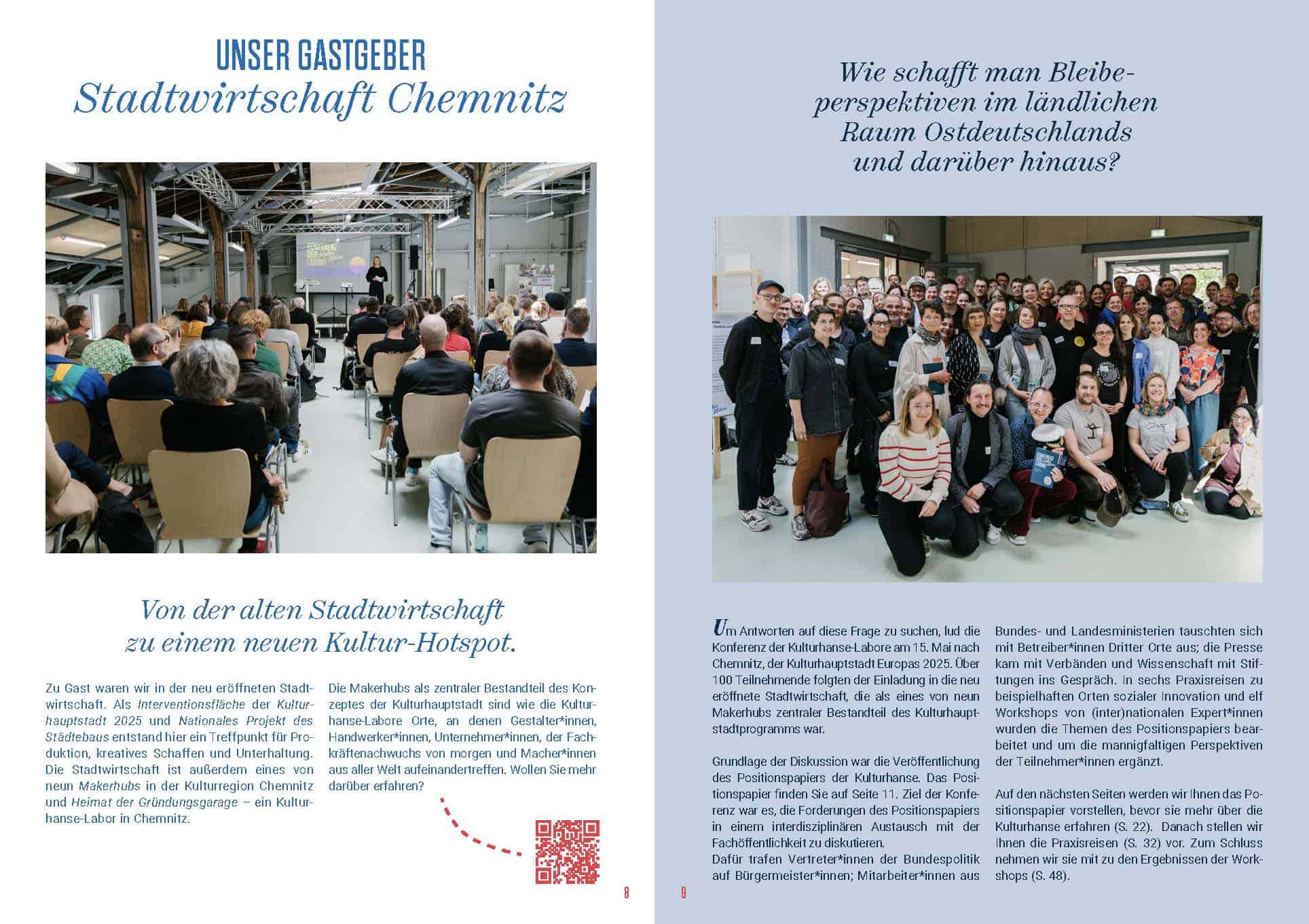 Fachvortrag und Gruppenfoto bei einer Veranstaltung in Chemnitz.