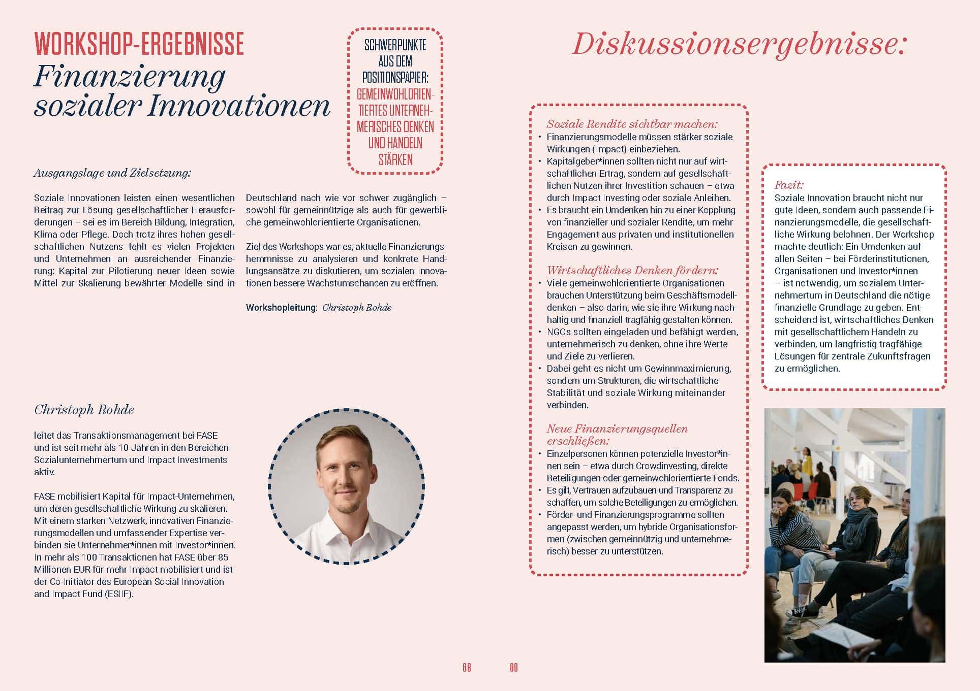 Innovative Lösungen für soziale Projekte und nachhaltige Entwicklung.